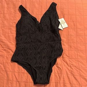 New Becca black lacy swimsuit